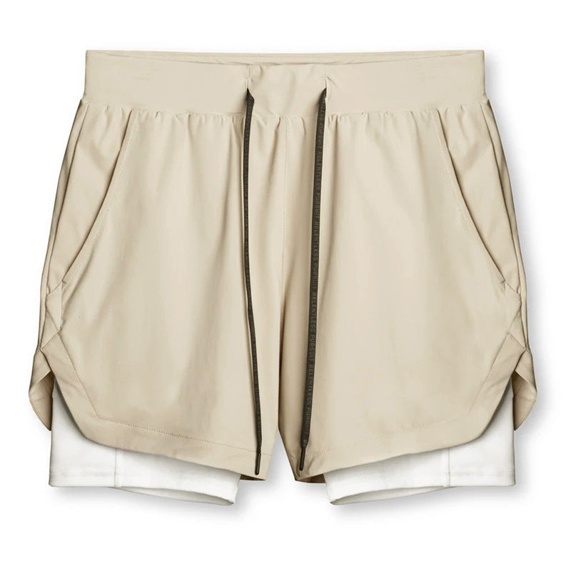 Sports Casual Quick-drying Double-layer Two-in-one Running Shorts What Else You Got?