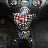 Car Interior Supplies Rhinestone-studded Four-season Handbrake Cover