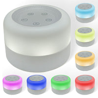 Peaceful Sleep White Noise Night Light with Colorful Ambient Modes