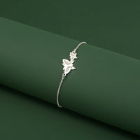 Glow-in-the-Dark Butterfly Bracelet – Electroplated Copper Bangle