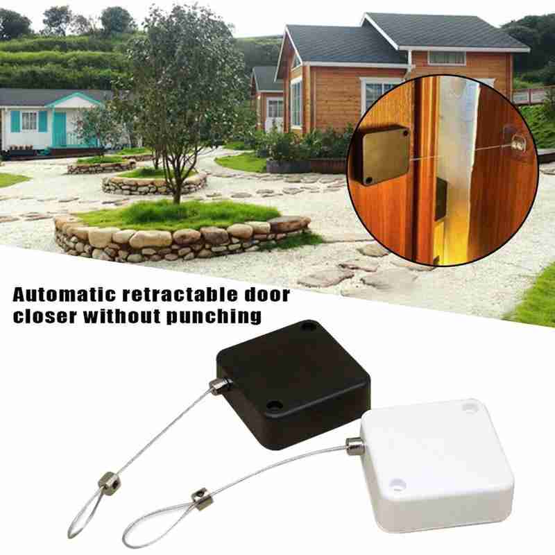 Automatic Punch‑Free Door Closer – Soft Close, Strong Pull, Easy Adhesive Install (500g–1200g Options) What Else You Got?