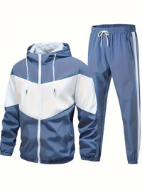 Men’s Christian Sport Set – Hooded Long Sleeve Top & Joggers for Gym & Everyday Wear