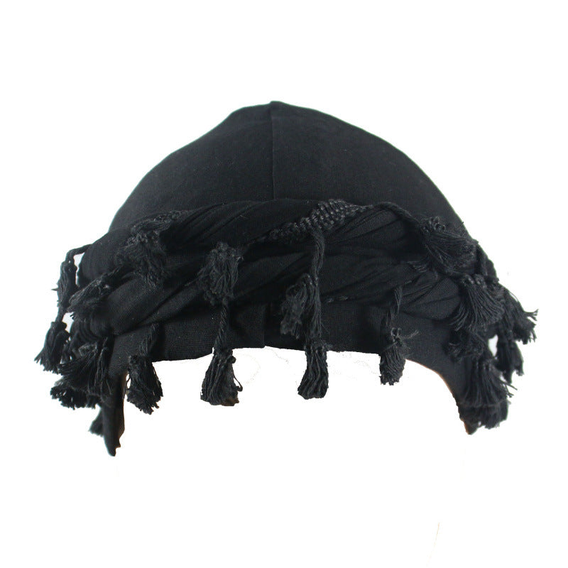 Men’s Satin‑Lined Twist Tail Hat – Sleeve Tassel Design, Protective Soft Interior What Else You Got?