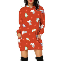 Halloween Christian Hoodie - Long Sleeve Printed Sweater with Pockets for Women