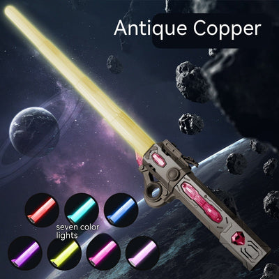 7-Color Telescopic LED Light Sword – Glow Stick for Cosplay, Parties & Night Play