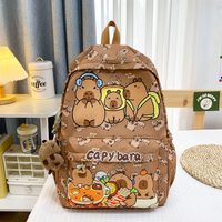 Adorable Capybara Backpack for Girls – Perfect for School & Playtime