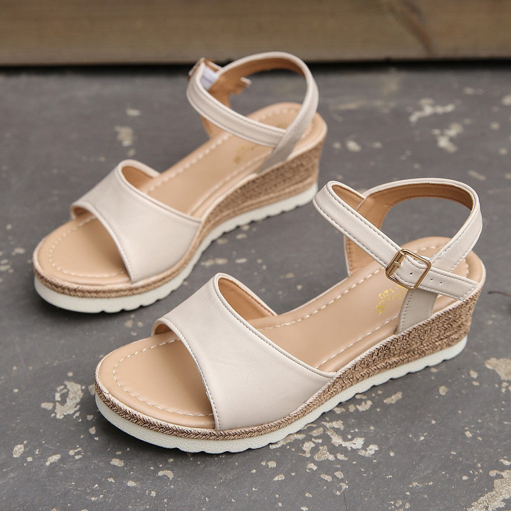 Ankle Buckle Wedges Sandals For Women Summer Platform Shoes What Else You Got?