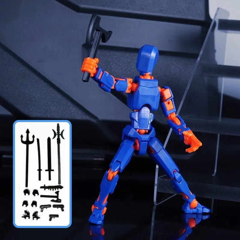 Multi‑Jointed Shapeshift Robot Figure – 3D‑Printed Movable Action Model with Weapons & Accessories What Else You Got?