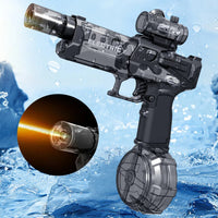 Electric Full-Auto Water Gun with LED Lights – Ultimate Summer Squirt Pistol for Kids & Teens