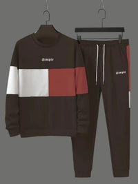 3D Leopard Print Tracksuit Set – Retro Sweatshirt & Pants S–4XL