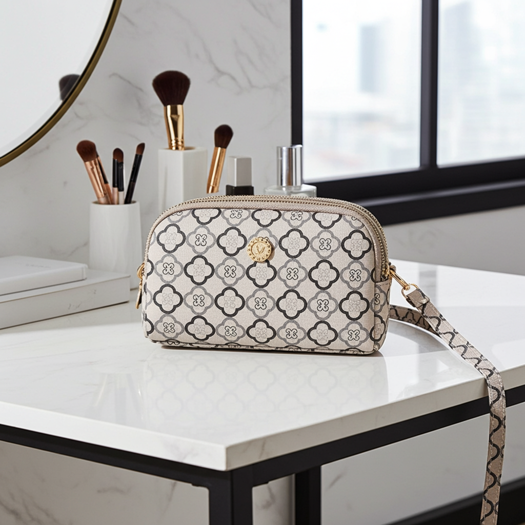 Color‑Block Patchwork Crossbody Bag – Streetwear PU Shoulder Bag with Dual Zippers What Else You Got?