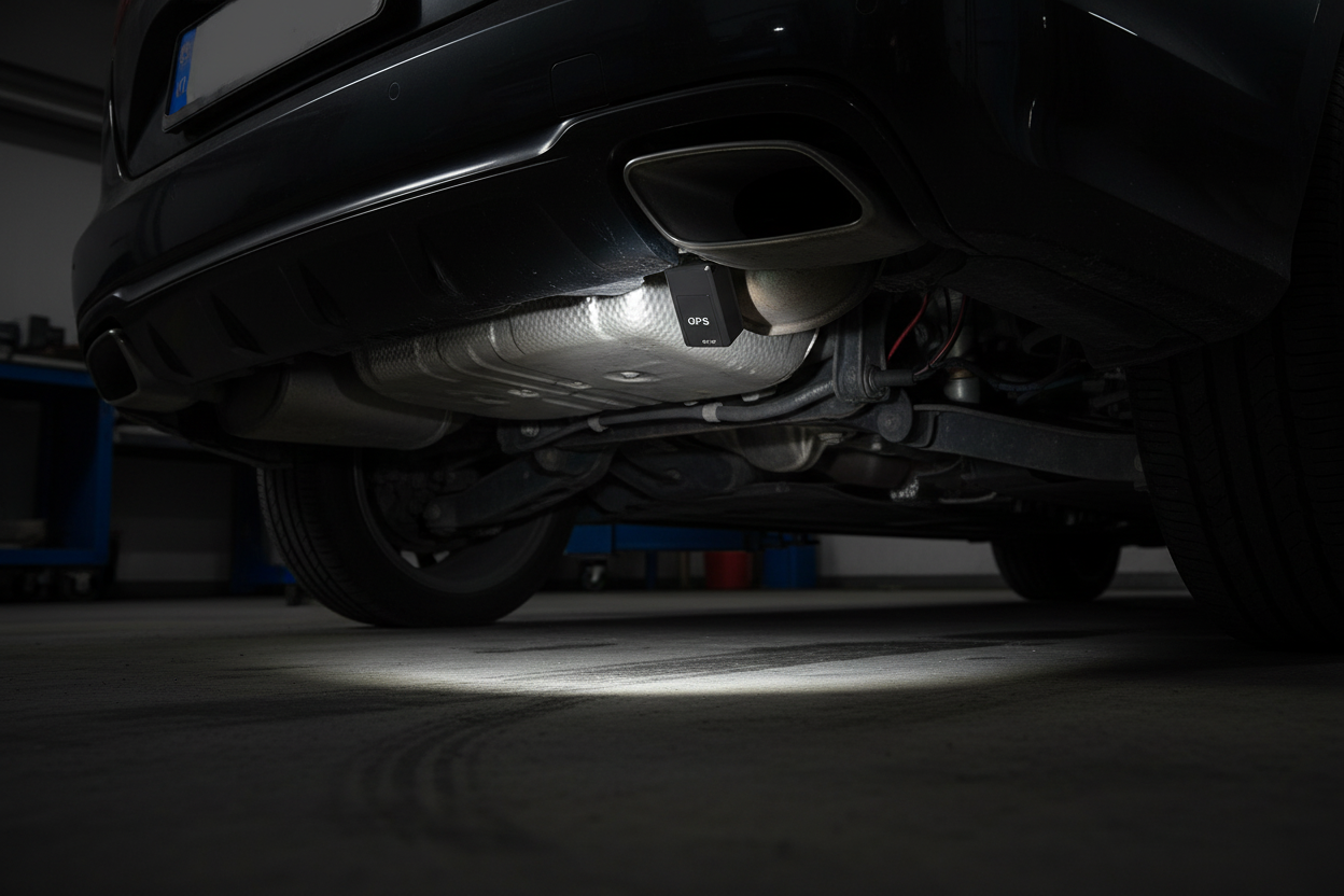 GPS Tracker under car