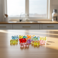 Y2K Gummy Bear Acrylic Beads – DIY Jewelry Making for Bracelets & Necklaces