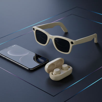 AI Smart Glasses with 8MP Camera, 1080p Video & Translation – Wearable Tech for Creators