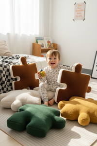 Puzzle Pillow Plush Set – Connectable Cushion for Kids & Home Decor