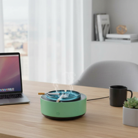 Portable Smokeless Ashtray & USB Air Purifier – Odor Eliminator for Car & Home