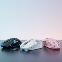 Silent Wireless Gaming Mouse – 6 Buttons | 1600 DPI | Bluetooth & 2.4G | Ergonomic Design