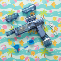 Electric Full-Auto Water Gun with LED Lights – Ultimate Summer Squirt Pistol for Kids & Teens