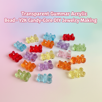 Y2K Gummy Bear Acrylic Beads – DIY Jewelry Making for Bracelets & Necklaces