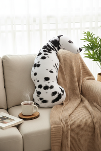 Adorable 3D Dog Print Throw Pillow – Plush Stuffed Animal Cushion for Home Decor & Gifts