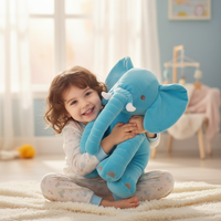Adorable Elephant Plush Pillow – Soft Stuffed Animal Cushion for Kids (Single or Double Pack)