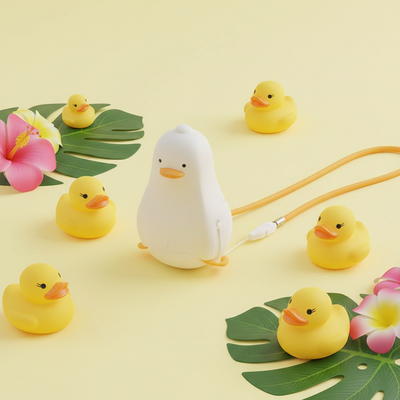 Stay Cool Anywhere with Adorable Duck Neck Fan