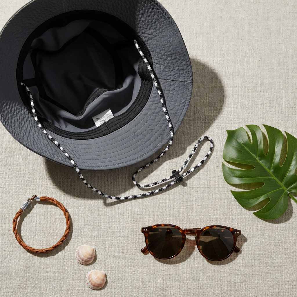 Vintage Bucket Hat for Sun Protection & Style | Unisex Retro Sun Hat - Khaki, Black, Gray & Army Green