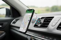 Magnetic Car Phone Holder – 360° Rotating Air Vent Mount for iPhone & Android