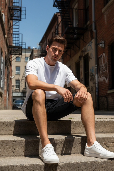 Men's Ripped Distressed Denim Shorts – Summer Street Style | Lightweight & Breathable