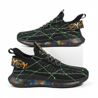 Men's Glow-Up Casual Sneakers – Luminous Comfort Shoes for Every Step & Shine