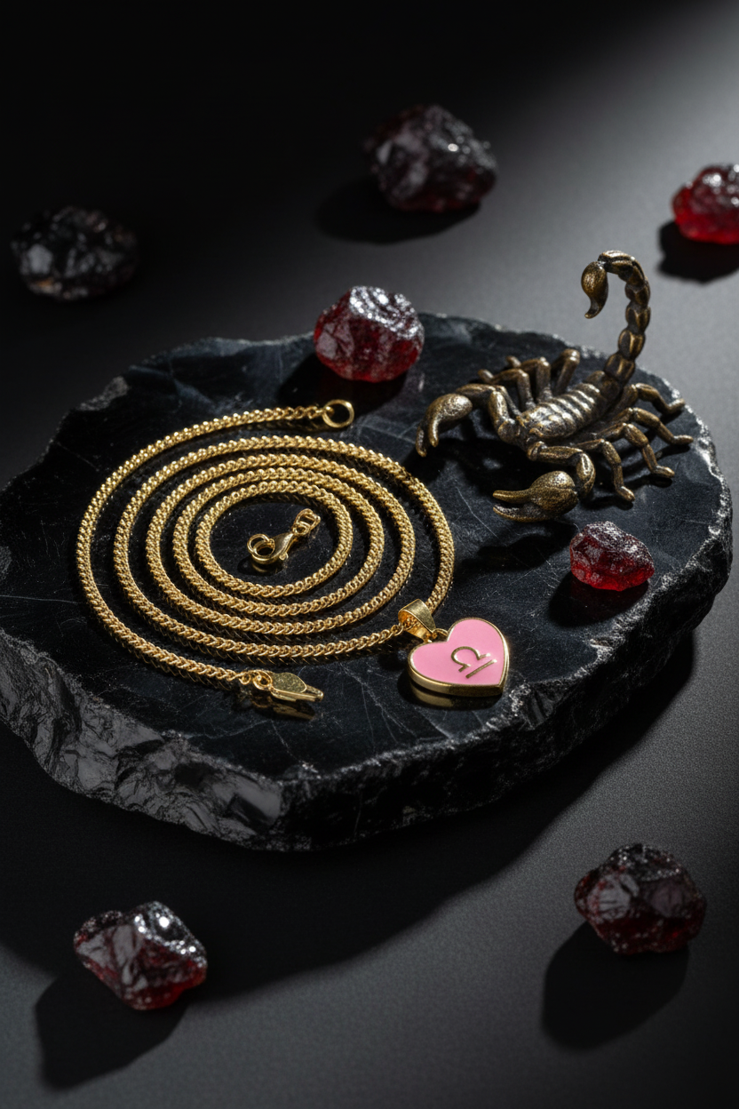 Scorpio Zodiac Constellation Necklace – Intense. Magnetic. Unforgettable. Wear the sign that sees through everything — and feels even deeper.