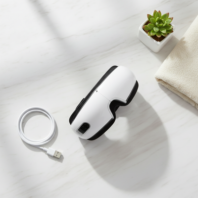 Healing Eye Massager with Heat & Bluetooth Music – 4D Airbag Pressure, Spa Relaxation at Home