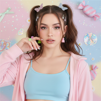 Y2K Candy Bear Earrings – Kawaii Resin Bear Jewelry