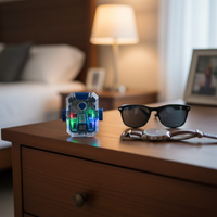 Fingertip Gyro Lighter – Dual-Charge LED EDC Lighter with Stress-Relief Spin & 9 Color Options