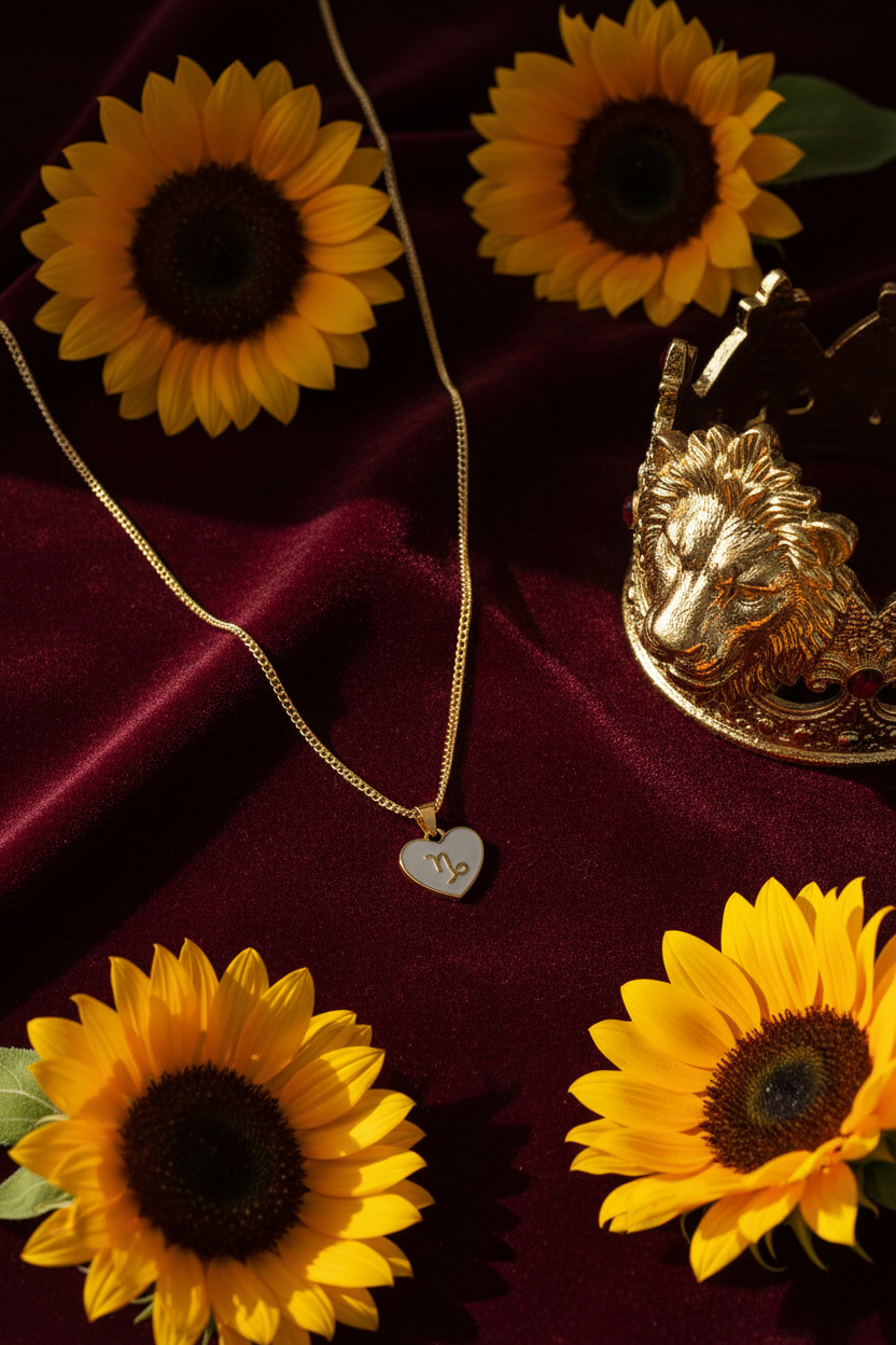 Leo Zodiac Constellation Necklace – Born to reign. The lion wears the sun like a crown — and so do you. For the sign that commands every room they walk into.