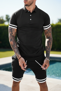 Men's Matching Polo & Short Set - Summer Casual Outfit | Christian Apparel
