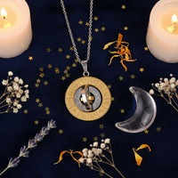 Chinese Zodiac & Feng Shui Gossip Necklace – Lucky Charm Pendant for Protection & Harmony