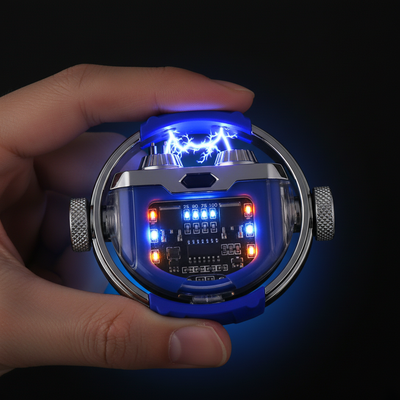 Gyro Electronic Pulse Lighter - Windproof & Stylish - Perfect Gift