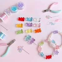 Y2K Gummy Bear Acrylic Beads – DIY Jewelry Making for Bracelets & Necklaces