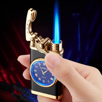 Watch Lighter 2-in-1 – Wristwatch with Windproof Butane Torch for Camping & Everyday Carry