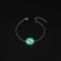 Radiant Mushroom Bracelet – Glow-in-the-Dark Boho Jewelry for Nature Lovers