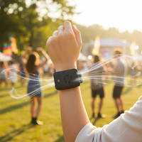 Portable Wrist Fan – USB Rechargeable Mini Fan Bracelet for Outdoor Use