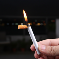 Mini Cigarette-Shaped Metal Kerosene Lighter – 1:1 EDC Novelty Lighter