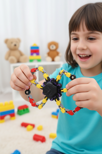 Deformable Fidget Spinner Chain Toy – Sensory Stress Relief & Focus Aid for Kids