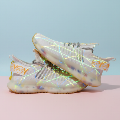 Men's Glow-Up Casual Sneakers – Luminous Comfort Shoes for Every Step & Shine