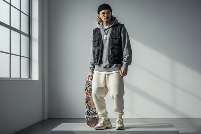 Men's Waffle Jogger Track Pants – Hip Hop Streetwear Harajuku Trousers | Comfort & Style