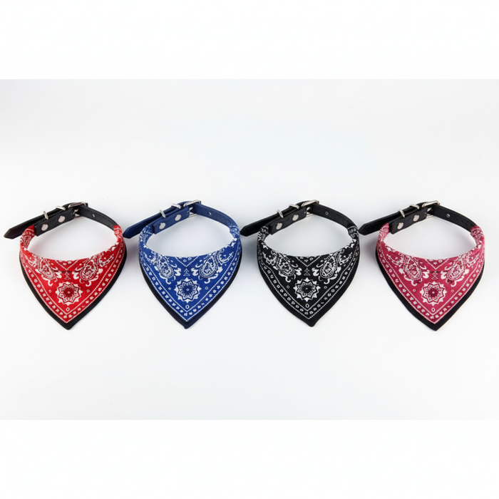 Adjustable Triangle Scarf Bandana for Dogs & Cats – Stylish & Comfortable Pet Accessory