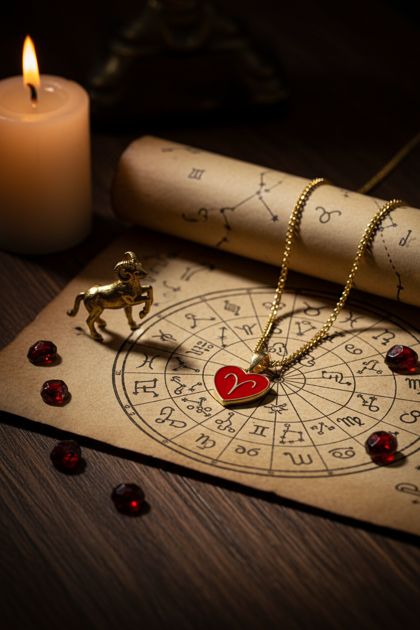 Aries Zodiac Constellation Necklace – The ram's fire lives in the stars. Born a leader, wear your sign like the warrior you are.