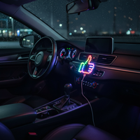 Car LED Light USB Plug-In – Hand Gesture Interior Accent (Thumbs Up, OK, Scissor)