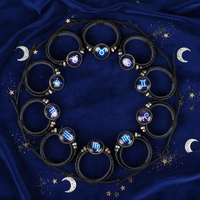 12 Zodiac Constellation Bracelet – Glowing Braided Jewelry for All Signs | Unisex Astrology Gift